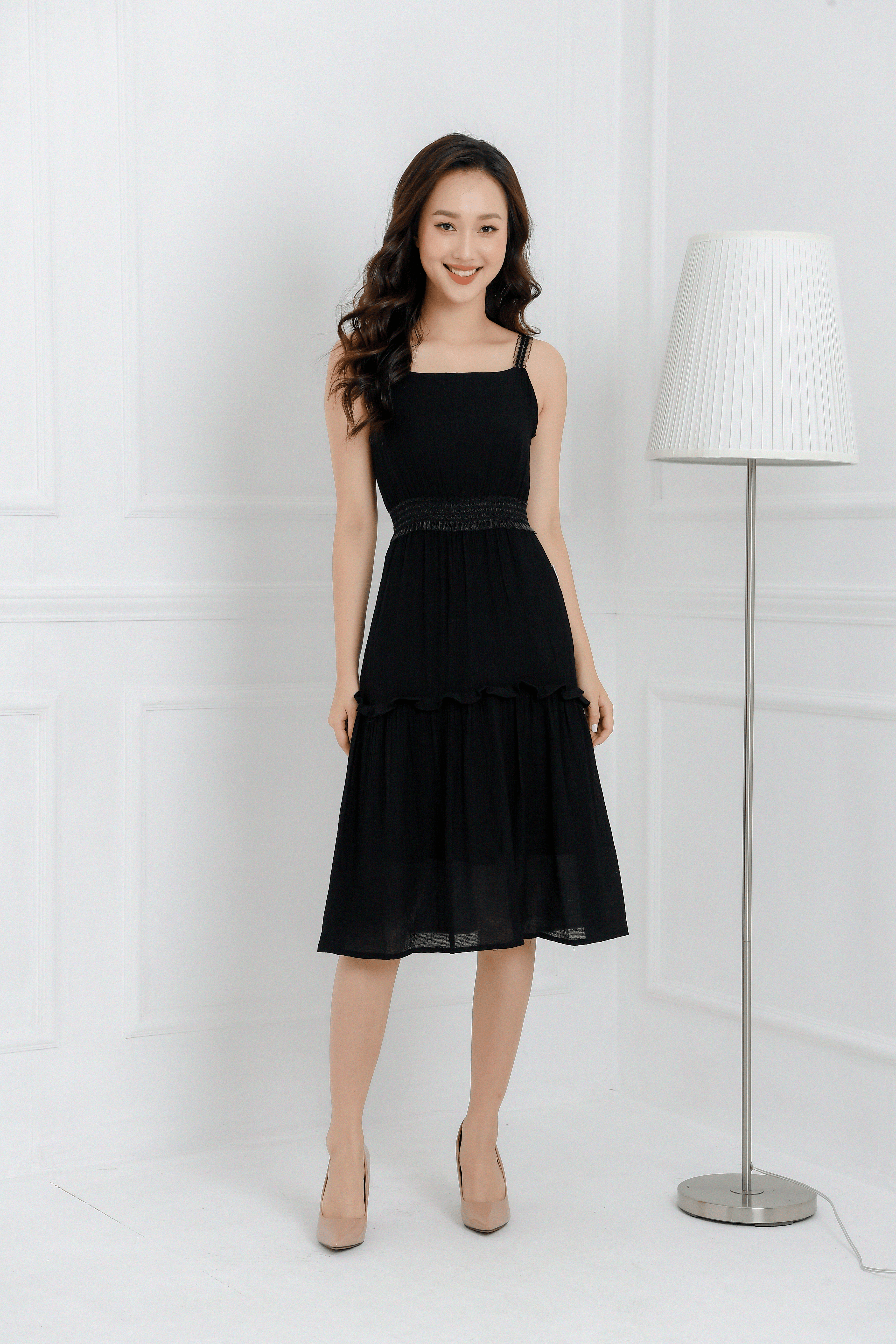 Lựa chọn đầm maxi theo tỉ lệ vùng eo