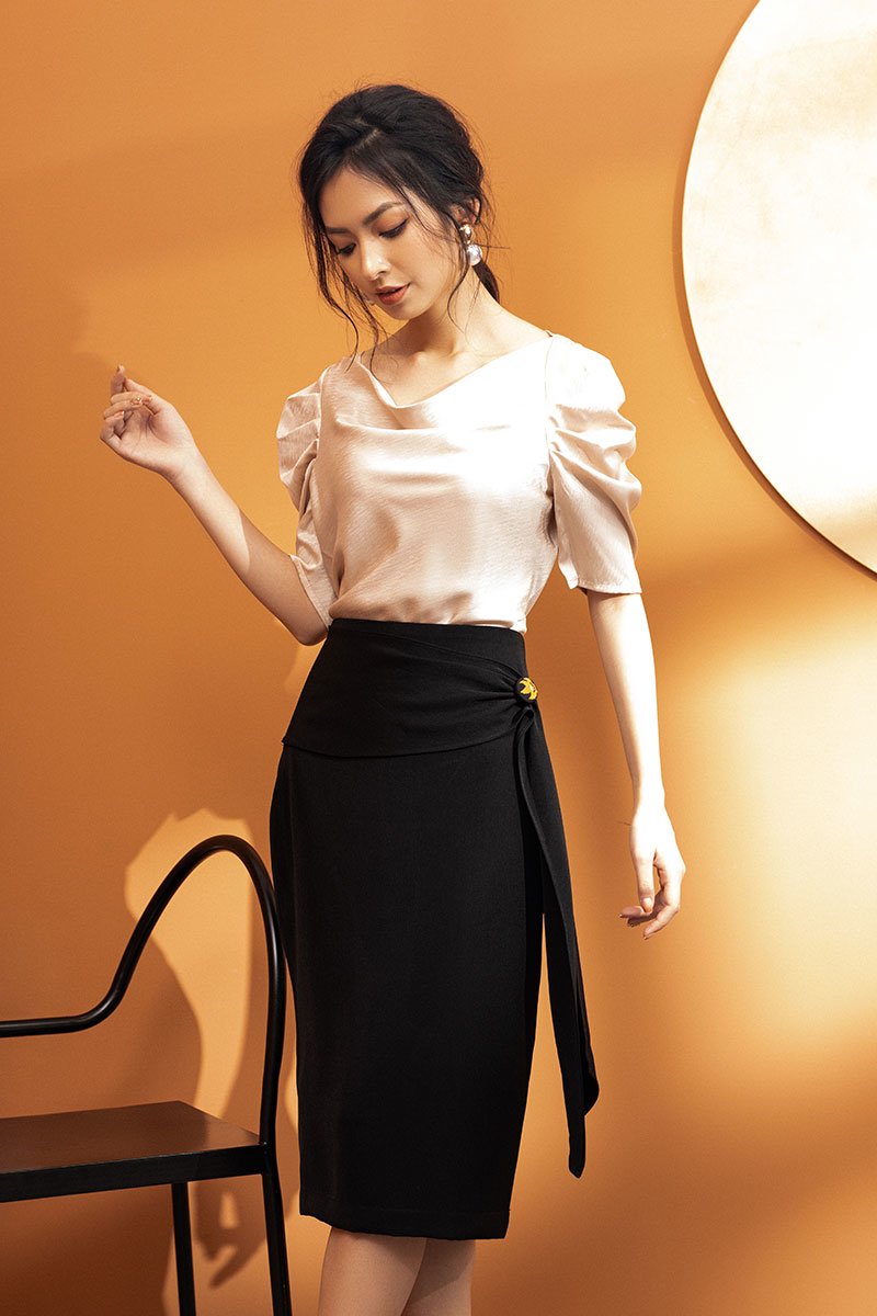  Thiết kế đánh lừa thị giác hiệu quả khác là tay áo phồng 