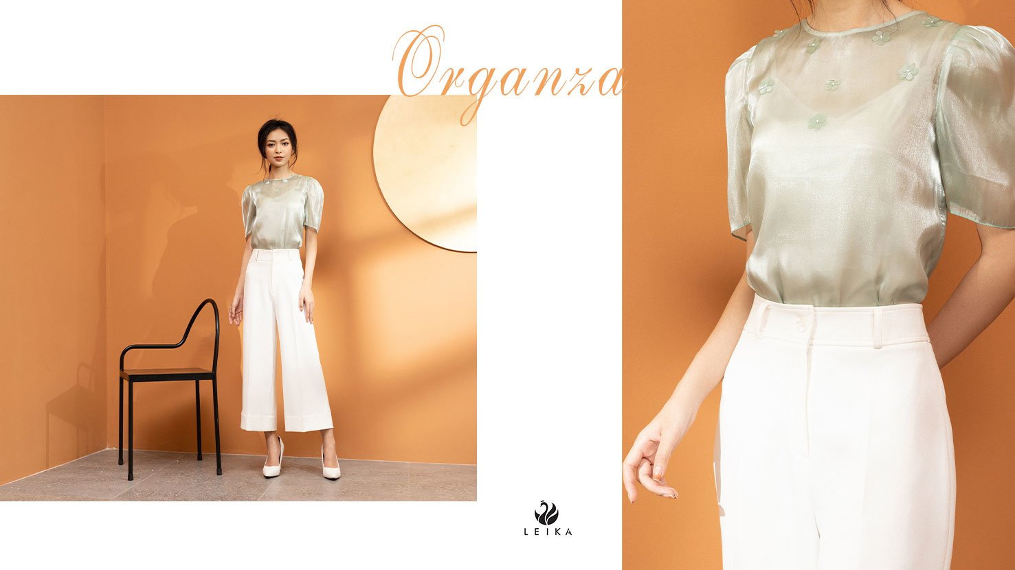 Organza chất liệu cảu sự sang trọng quý phái
