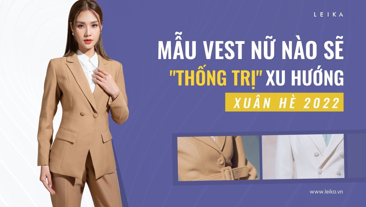 các kiểu vest nữ hàn quốc