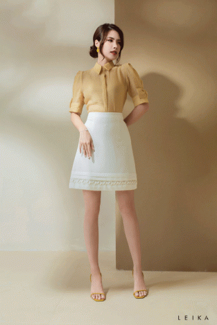 chân váy chữ A dáng ngắn