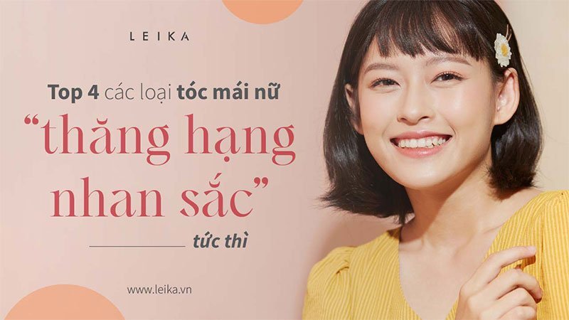 các loại tóc mái nữ