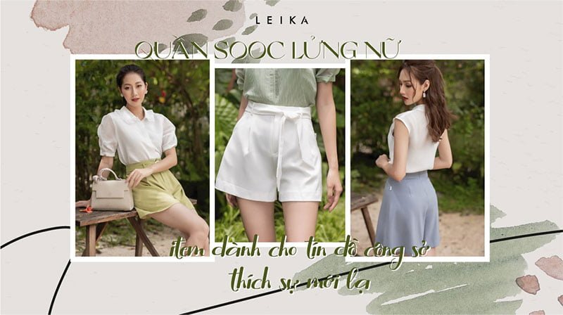 quần sooc lửng nữ