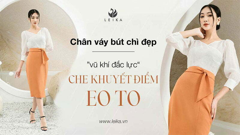 chân váy bút chì đẹp