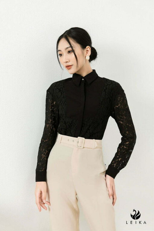 sơ mi dài tay nữ