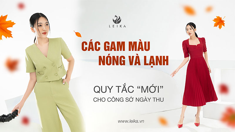 các gam màu nóng và lạnh