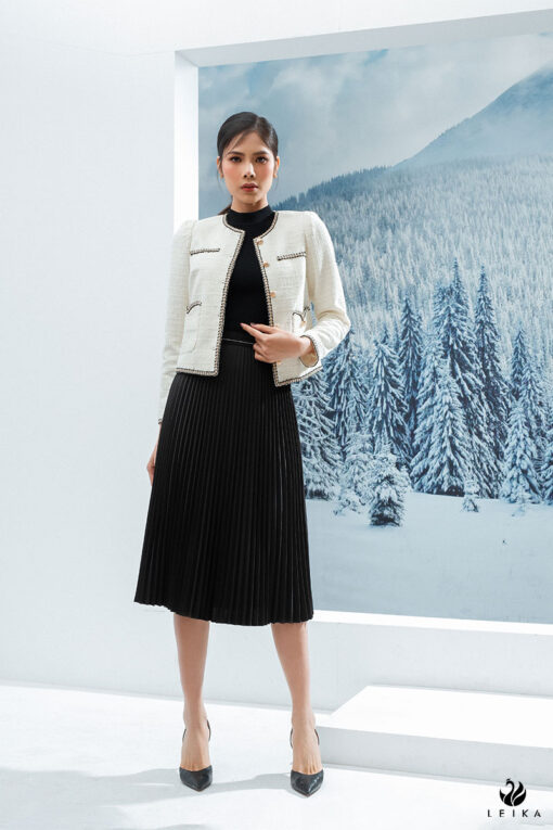 mẫu áo khoác lửng nữ đẹp