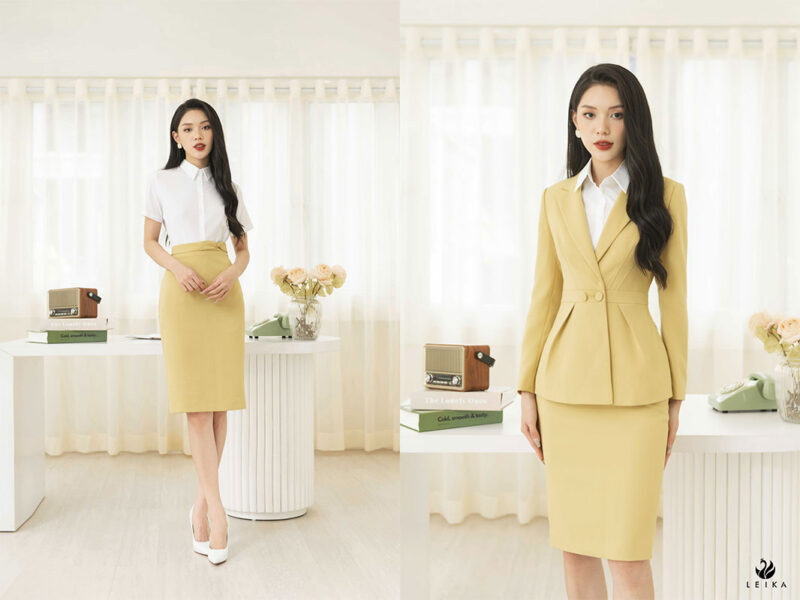 mẫu chân váy bút chì đẹp