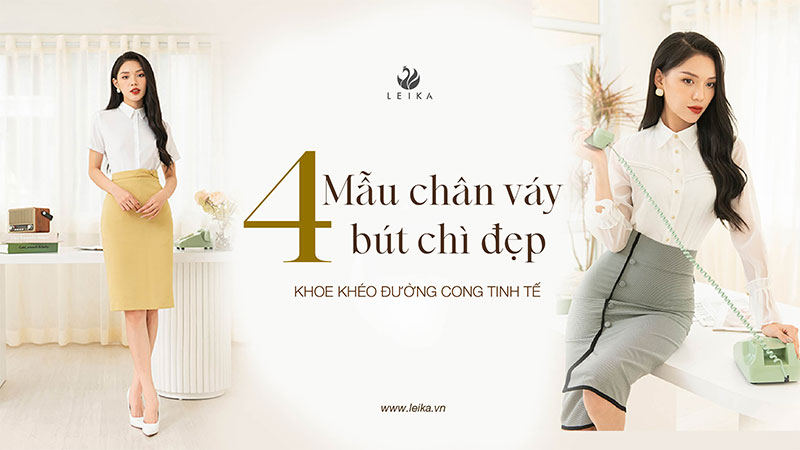 mẫu chân váy bút chì đẹp