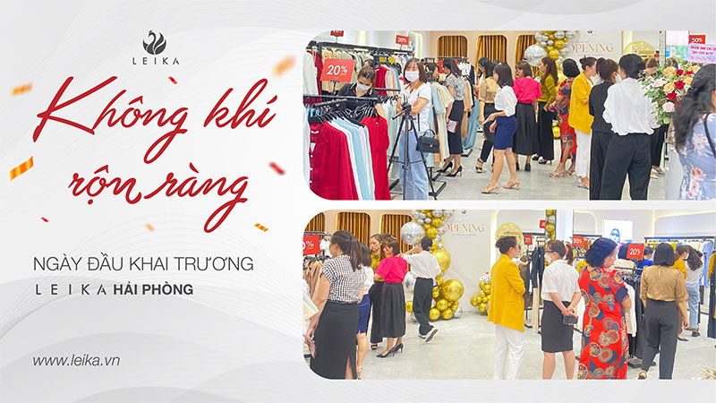 khai trương leika hải phòng