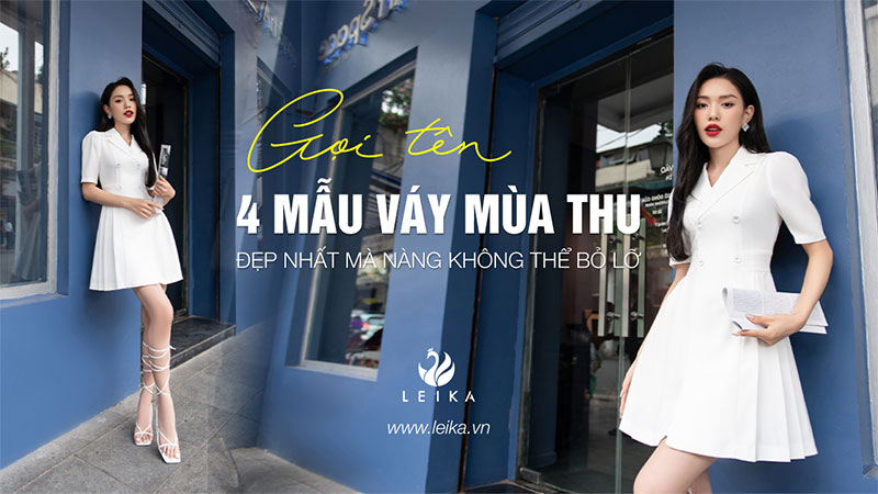 mẫu váy mùa thu đẹp nhất