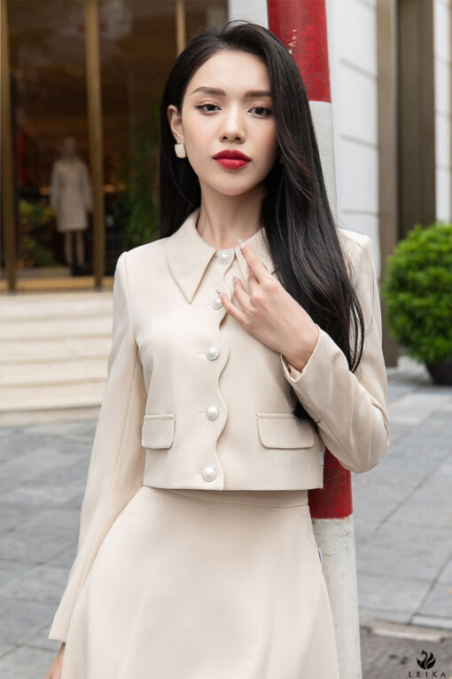 mẫu vest lửng nữ mới nhất