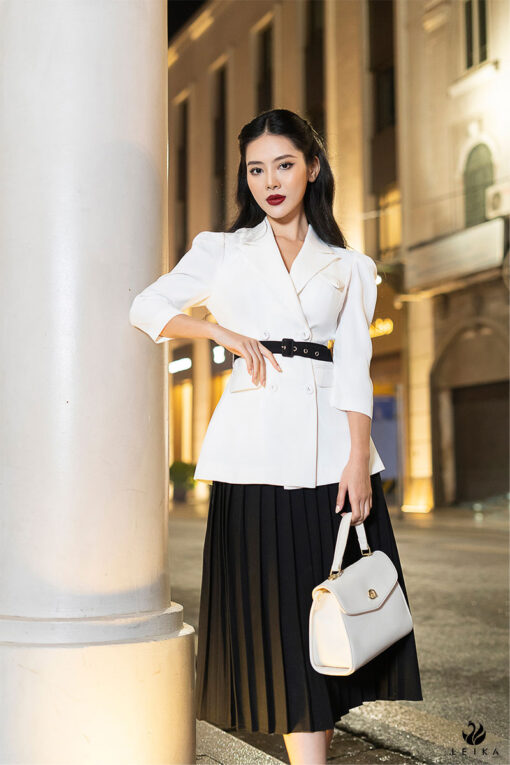 chân váy xếp ly súp