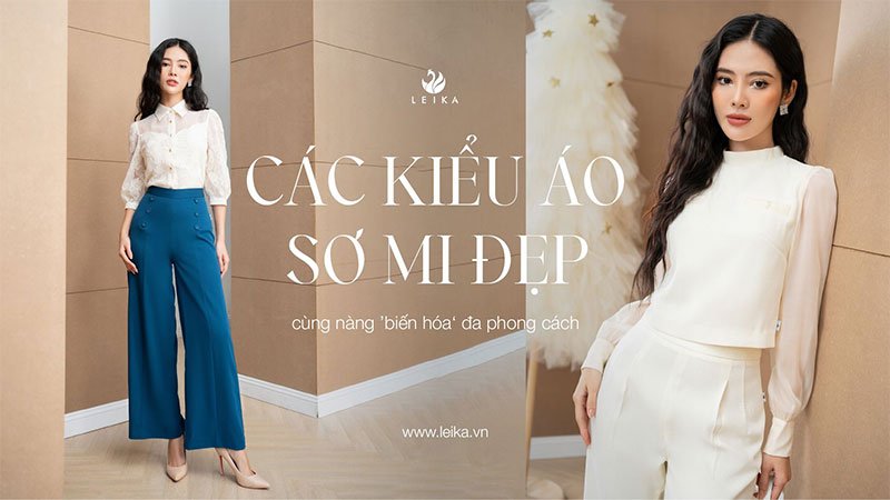 các kiểu áo sơ mi đẹp