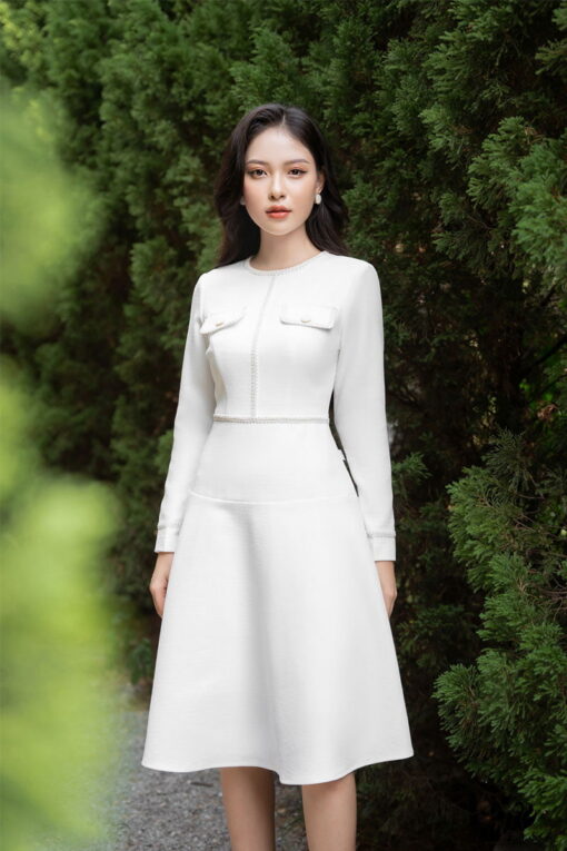 đầm xòe dáng chữ a
