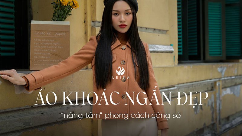 mẫu áo khoác ngắn đẹp