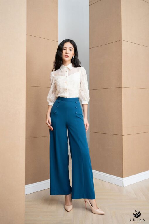 phối đồ với áo sơ mi nữ