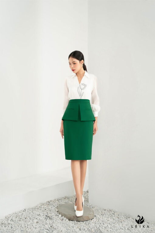 váy bút chì dáng dài