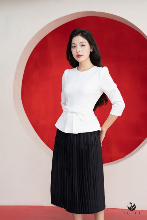 chân váy công sở dáng dài