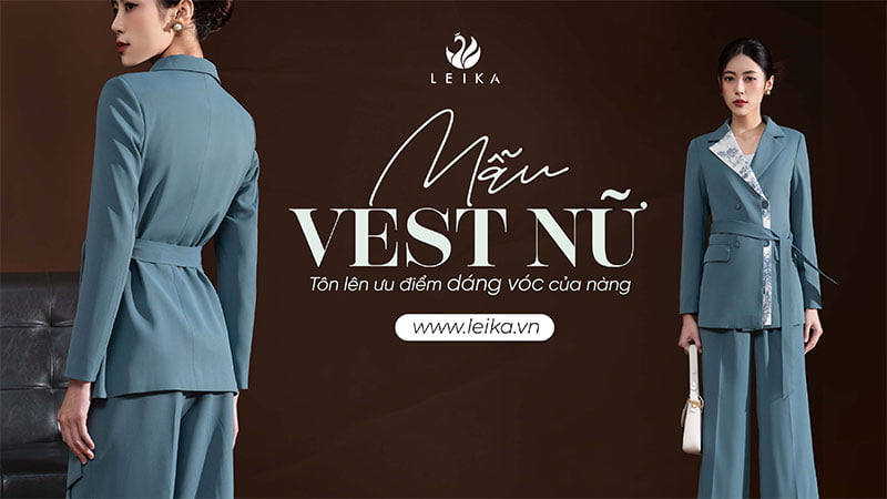 mẫu vest nữ
