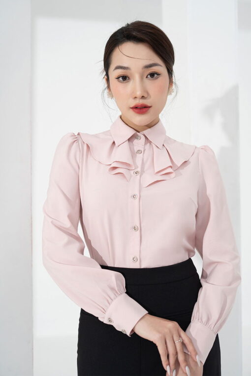 Chân váy suông bổ cơi trước