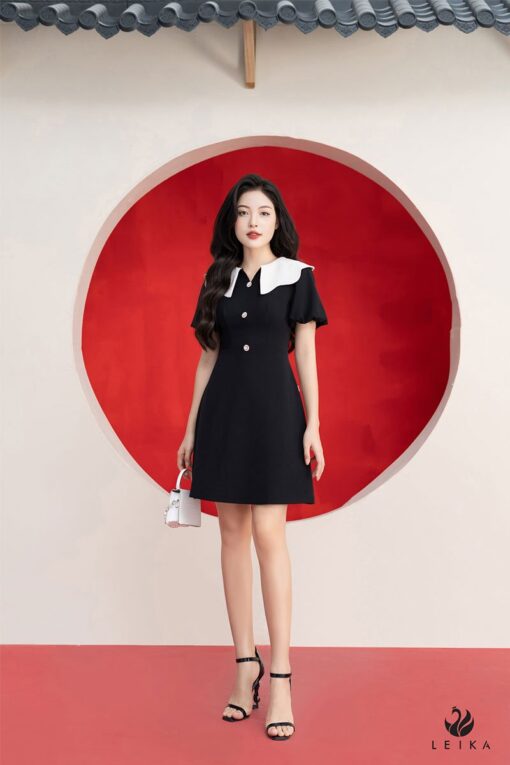 váy liền chữ a dáng ngắn