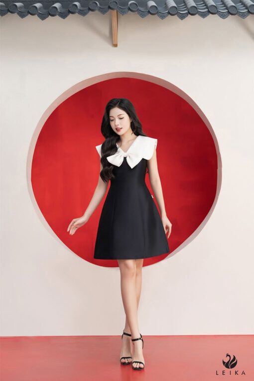 váy liền chữ a dáng ngắn