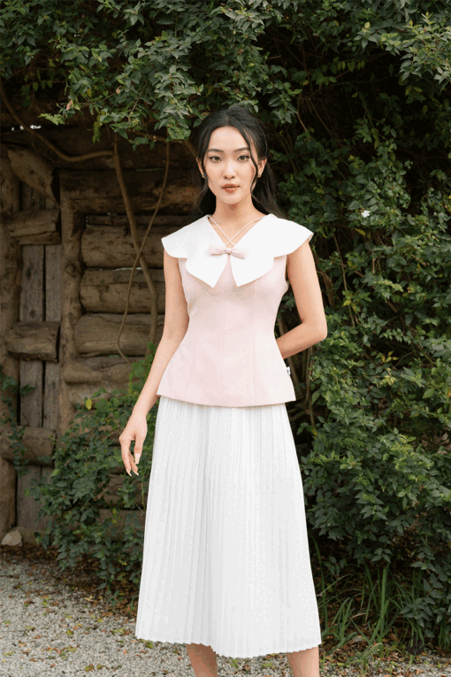 áo peplum mặc với gì