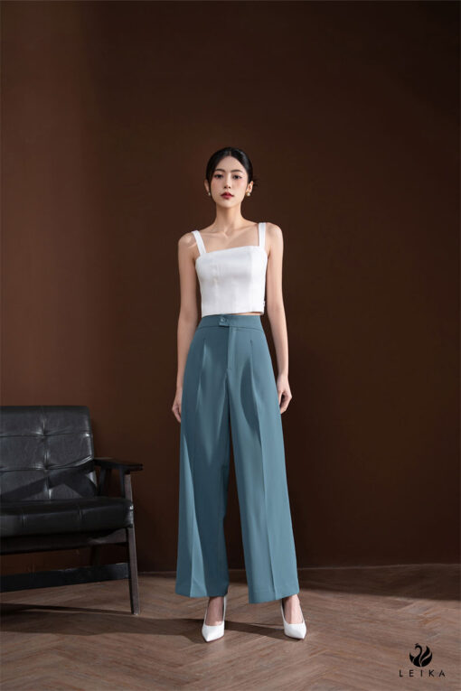 cách phối áo croptop