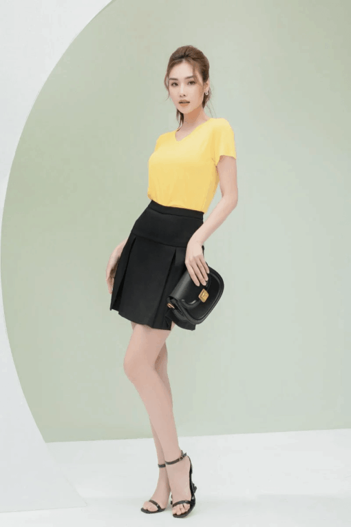 chân váy xòe công sở