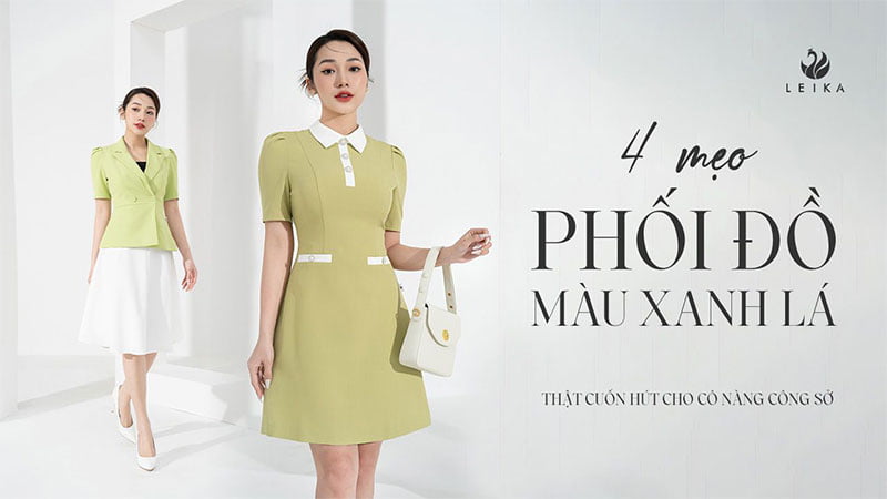 phối đồ màu xanh láphối đồ màu xanh lá