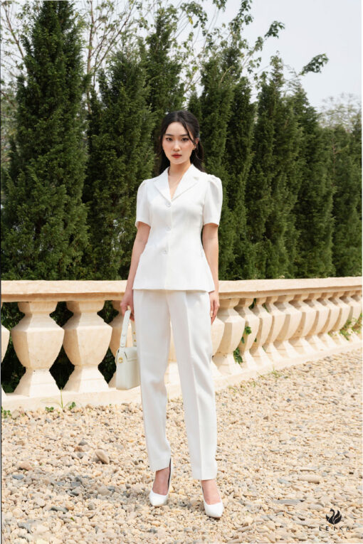 quần baggy nữ phối với áo gì