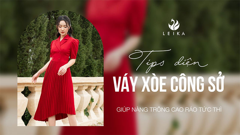 váy xòe công sở