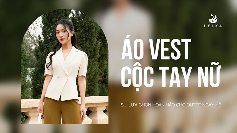 vest cộc tay nữ