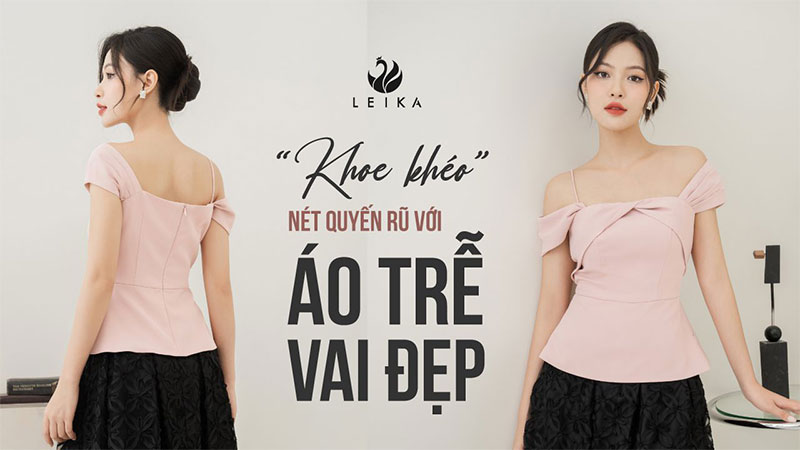 áo trễ vai đẹp