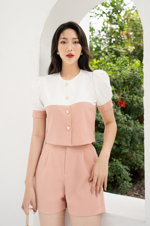 Quần soóc lơ vê phối