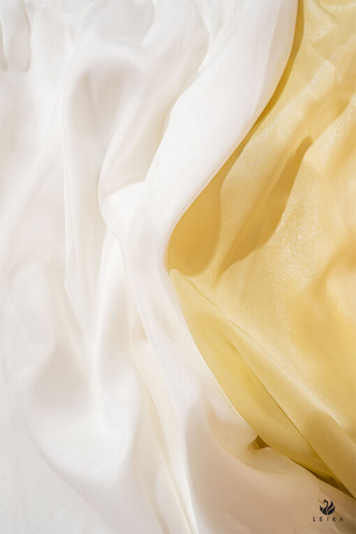 Chân váy tơ xòe nhún tầng