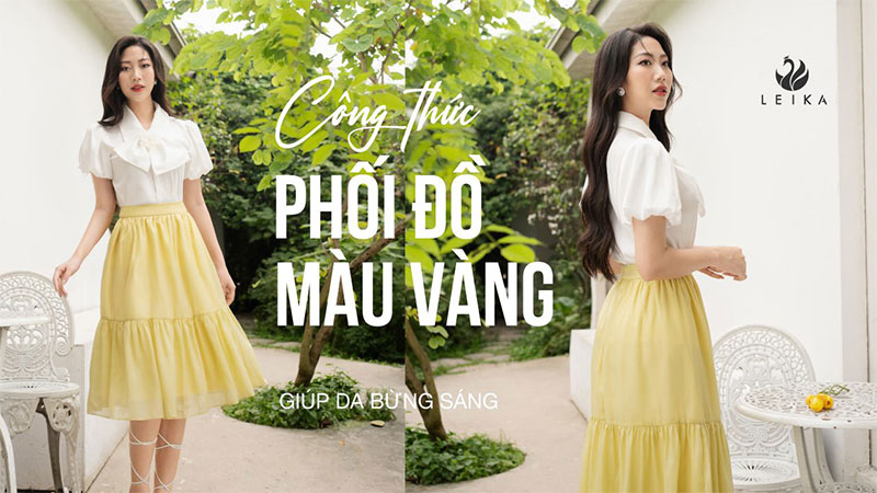 phối đồ màu vàng