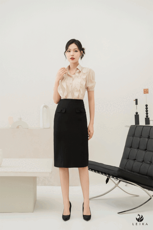 áo sơ mi nữ tay phồng