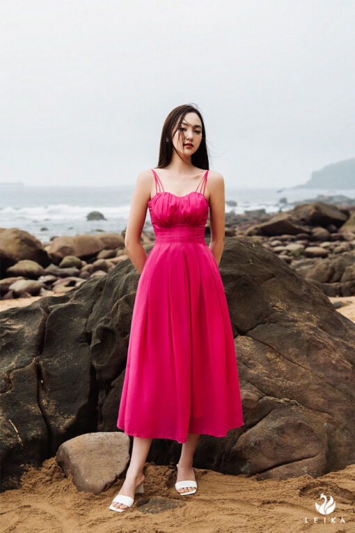 đầm maxi 2 dây