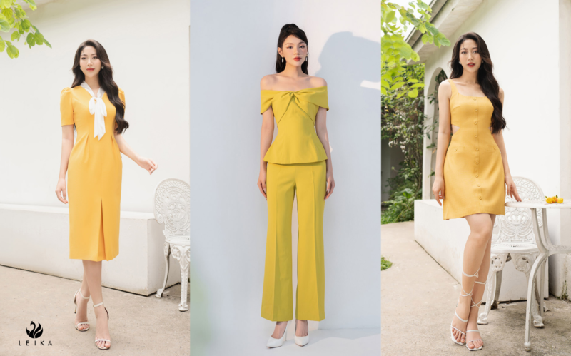 Vàng chanh - hứa hẹn sẽ trở thành màu xu hướng thời trang 2024