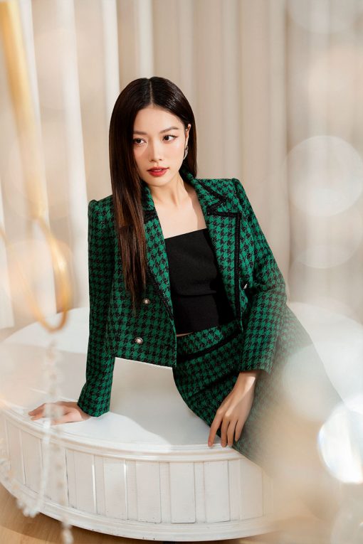 Áo vest text croptop DT đè dây