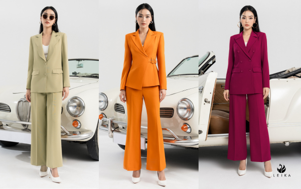 "Lột xác" với 5 các kiểu bộ vest nữ trẻ trung