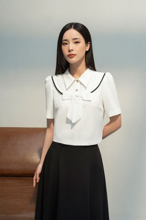 Áo kiểu croptop CT can bong ngực