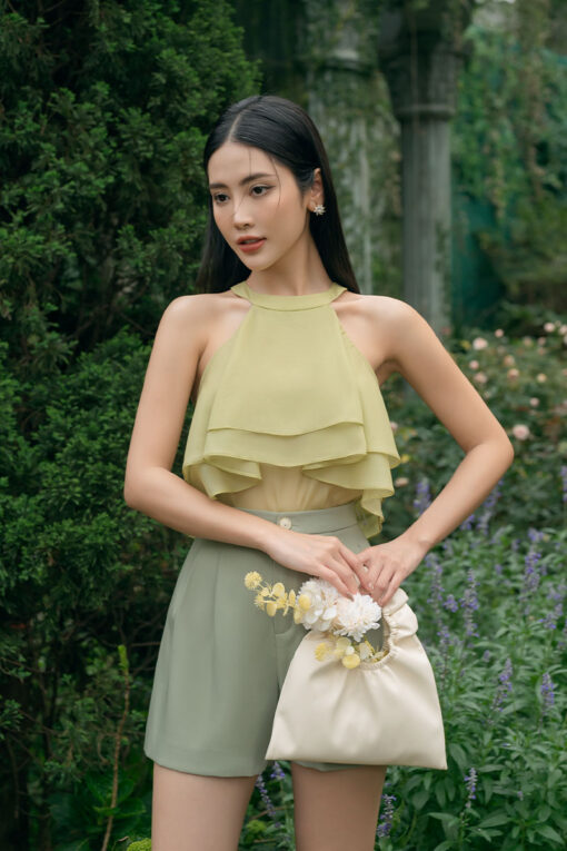 Sơ mi CT vai chờm cổ tròn