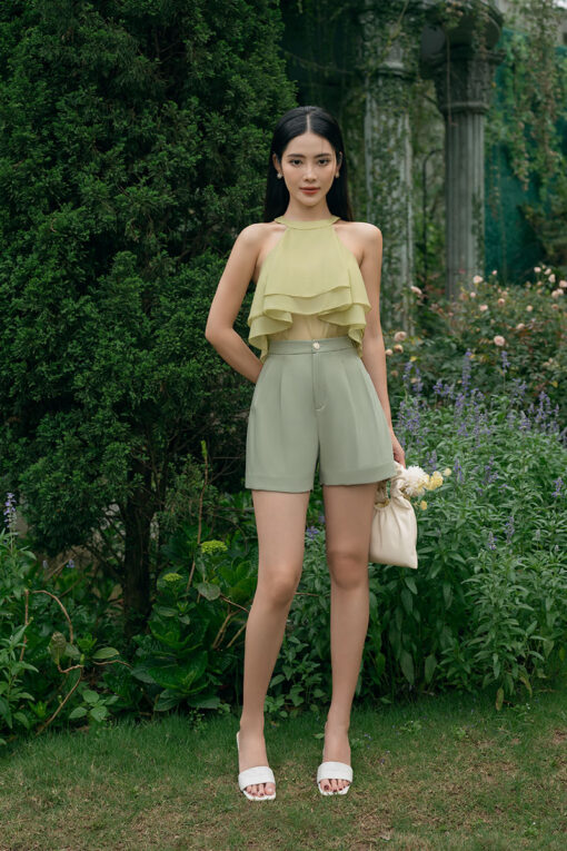 Quần soóc lơ vê phối