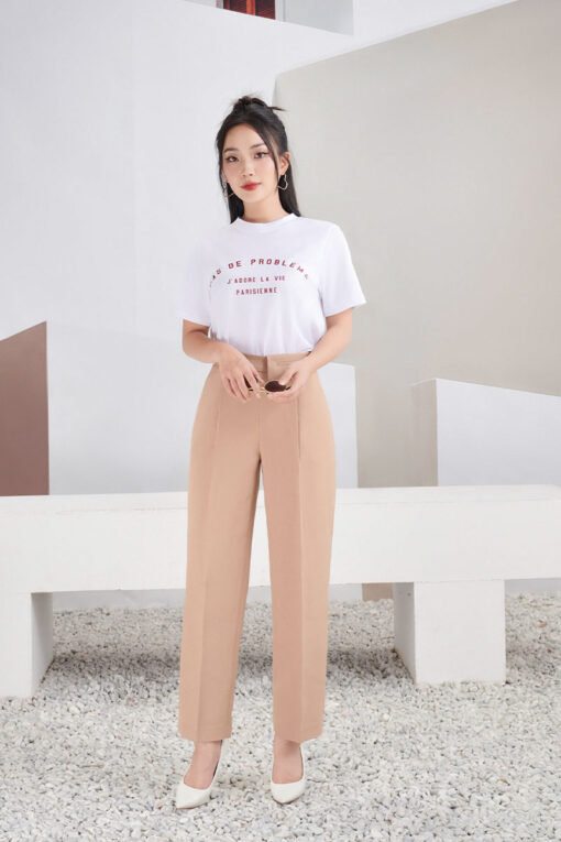 Quần baggy cạp lật bổ cơi