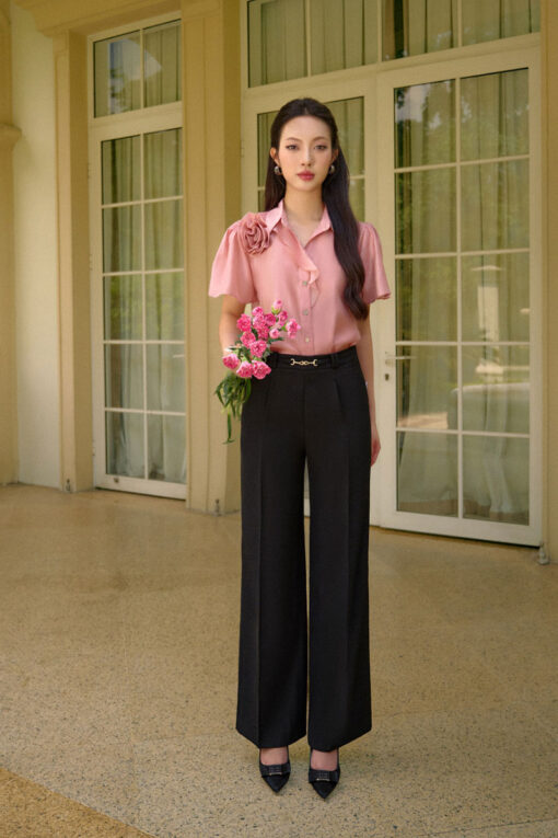 Quần suông đai TT đính sườn