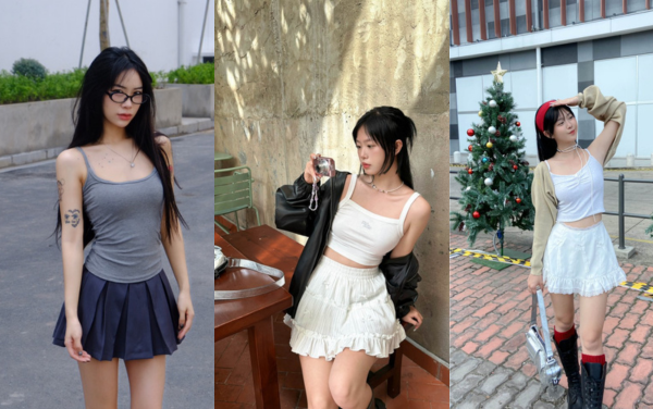 Phối đồ với chân váy xòe ngắn: Item "hot hit" style coquette