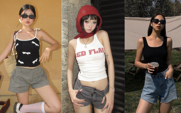 Bí quyết phối đồ với áo ba lỗ nữ cực hack dáng